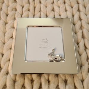 NWT Pottery Barn Silver Bunny Frame
